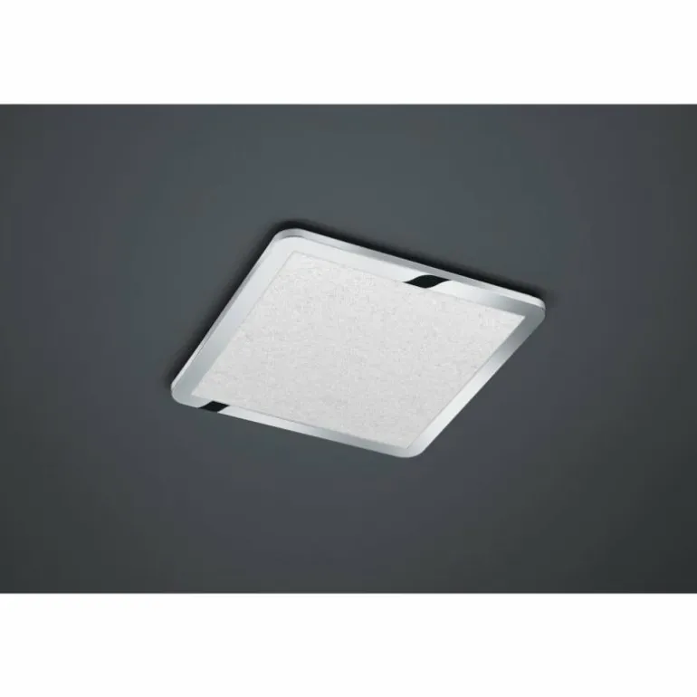 Plafonnier Trio-Leuchten Cinzia LED Chrome, 1 lumière