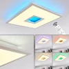 Plafonnier Turbalá LED Blanc, 2 lumières, Télécommandes, Changeur de couleurs