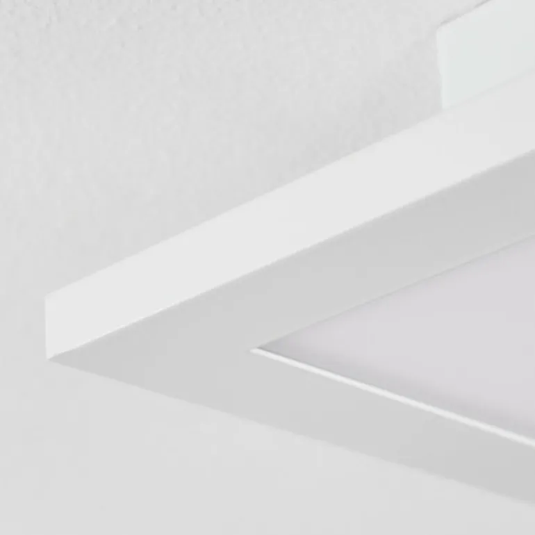 Plafonnier Turbalá LED Blanc, 2 lumières, Télécommandes, Changeur de couleurs