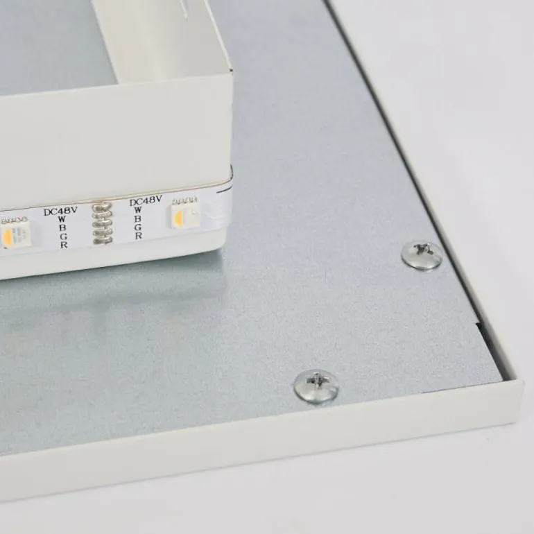 Plafonnier Turbalá LED Blanc, 2 lumières, Télécommandes, Changeur de couleurs