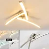 Plafonnier Tusula LED Acier inoxydable, 3 lumières