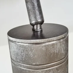 Plafonnier Tyldom Gris, Argenté, 2 lumières