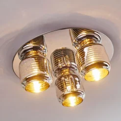 Plafonnier Verasara Chrome, 3 lumières