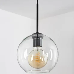 Plafonnier Verre 20 cm Koyoto Clair, 1 lumière