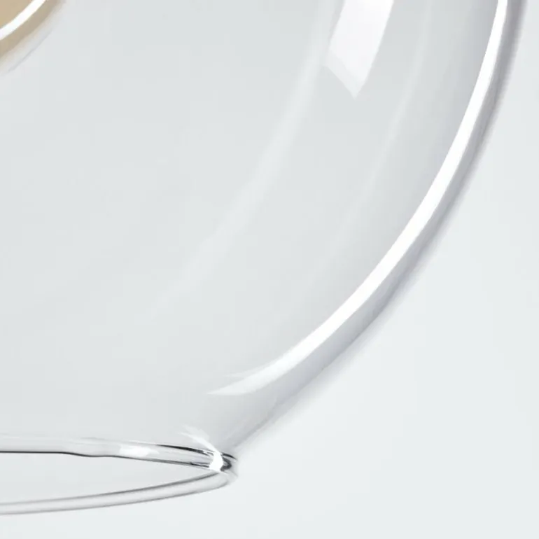 Plafonnier Verre 30 cm Koyoto Clair, 1 lumière