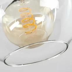 Plafonnier Verre 20 cm Koyoto Clair, 1 lumière
