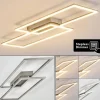 Plafonnier Veyrier LED Acier brossé, 2 lumières