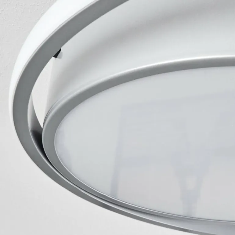 Plafonnier Vignier LED Titane, 1 lumière