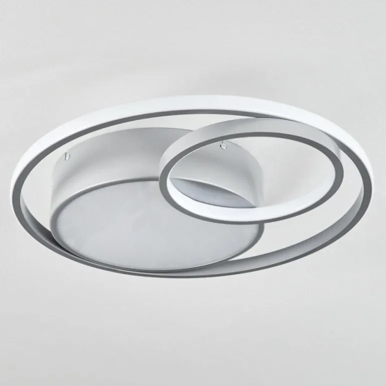 Plafonnier Vignier LED Titane, 1 lumière