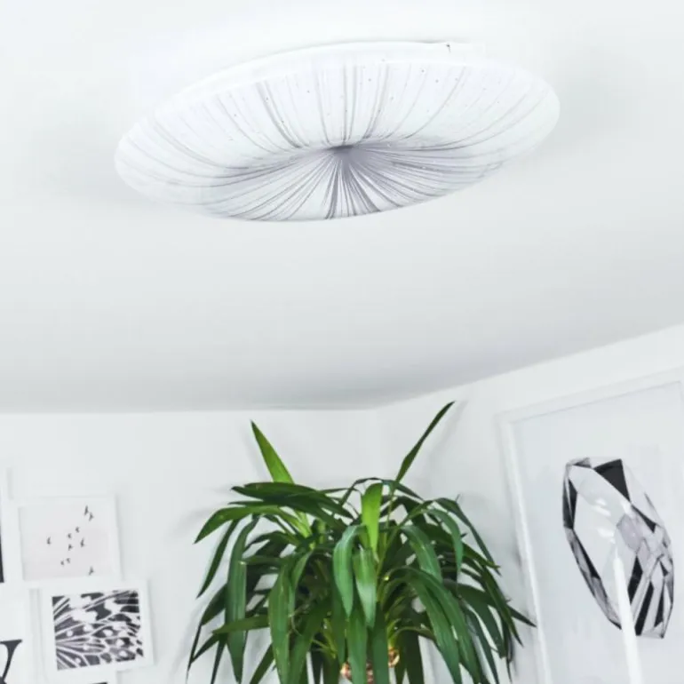 Plafonnier Vogorno LED Blanc, 1 lumière