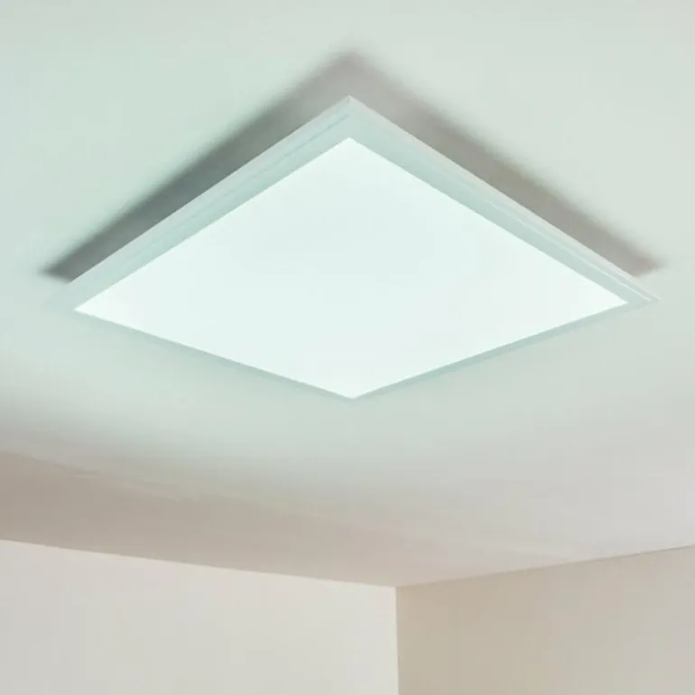 Plafonnier Voisines LED Blanc, 1 lumière, Télécommandes, Changeur de couleurs