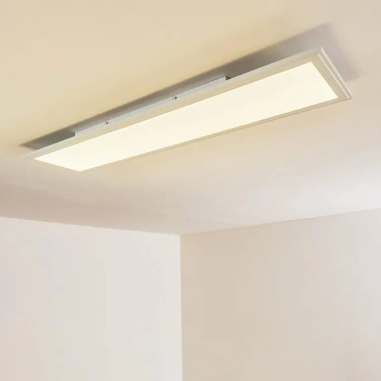 Plafonnier Voisines LED Blanc, 1 lumière, Télécommandes, Changeur de couleurs