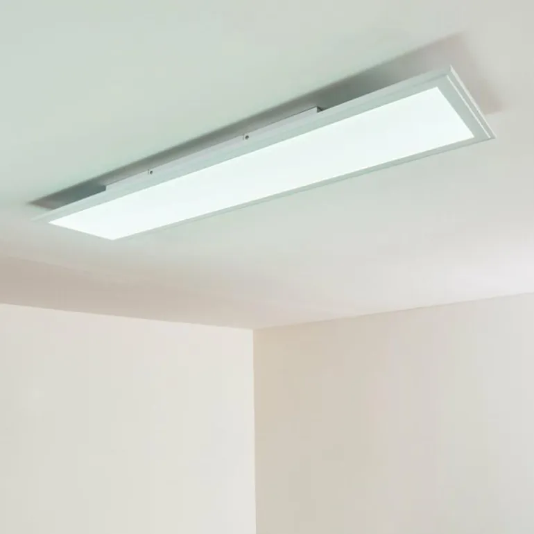 Plafonnier Voisines LED Blanc, 1 lumière, Télécommandes, Changeur de couleurs