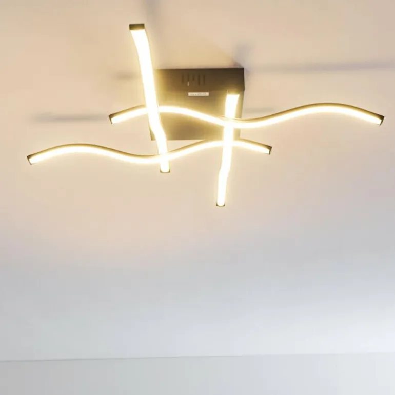 Plafonnier Voltti LED Noir, 4 lumières