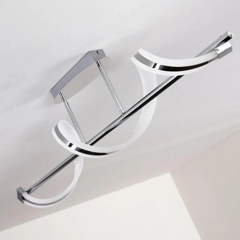 Plafonnier Vora LED Chrome, 1 lumière