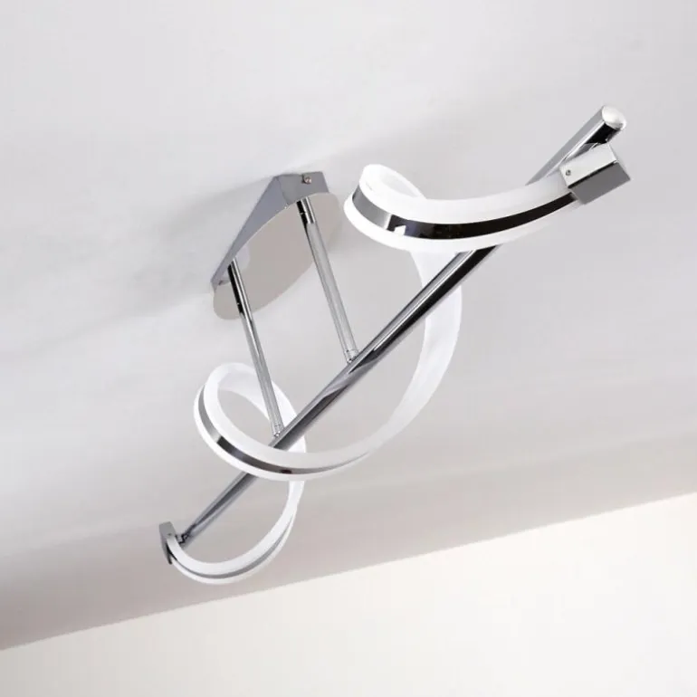 Plafonnier Vora LED Chrome, 1 lumière