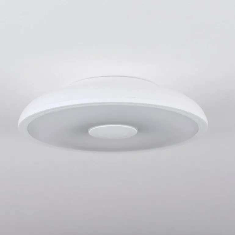 Plafonnier Vully Blanc, 1 lumière, Changeur de couleurs