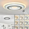 Plafonnier Wawo LED Blanc, 1 lumière, Télécommandes