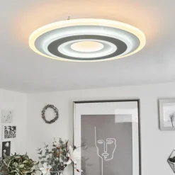 Plafonnier Wawo LED Blanc, 1 lumière, Télécommandes