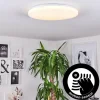 Plafonnier Weesen LED Blanc, 1 lumière, Détecteur de mouvement