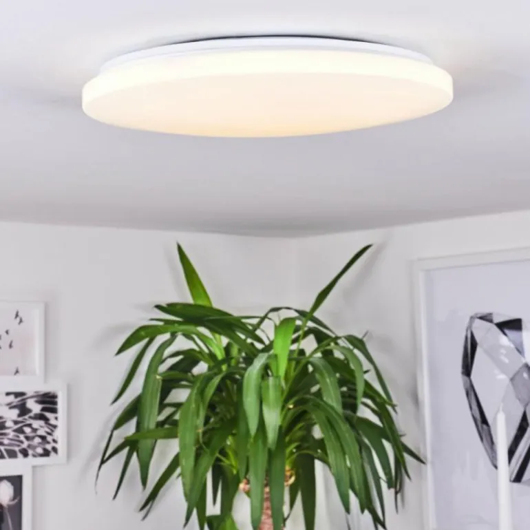 Plafonnier Weesen LED Blanc, 1 lumière, Détecteur de mouvement