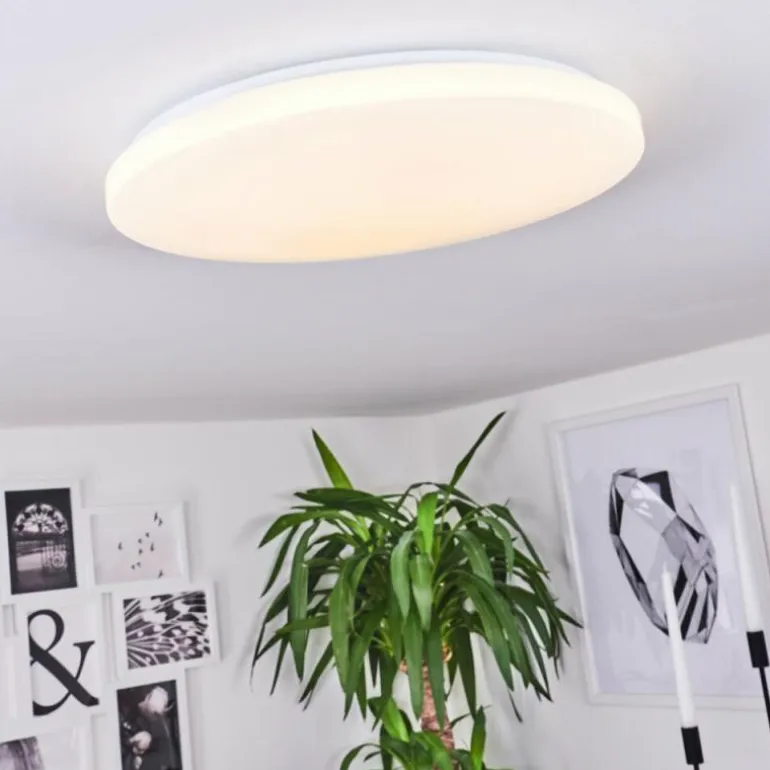 Plafonnier Weesen LED Blanc, 1 lumière, Détecteur de mouvement