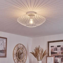 Plafonnier Wemude Blanc, 1 lumière