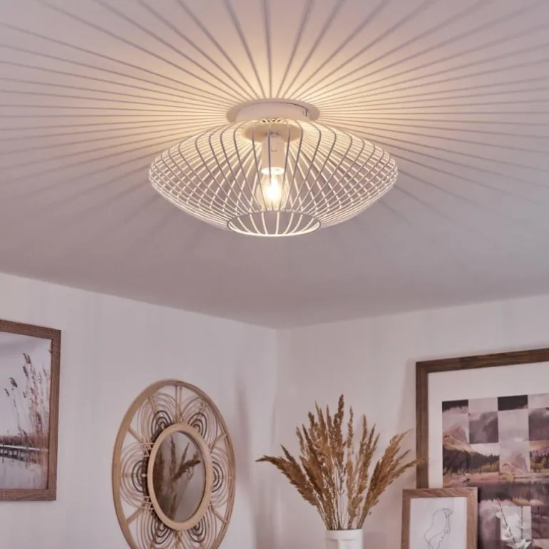 Plafonnier Wemude Blanc, 1 lumière