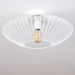 Plafonnier Wemude Blanc, 1 lumière