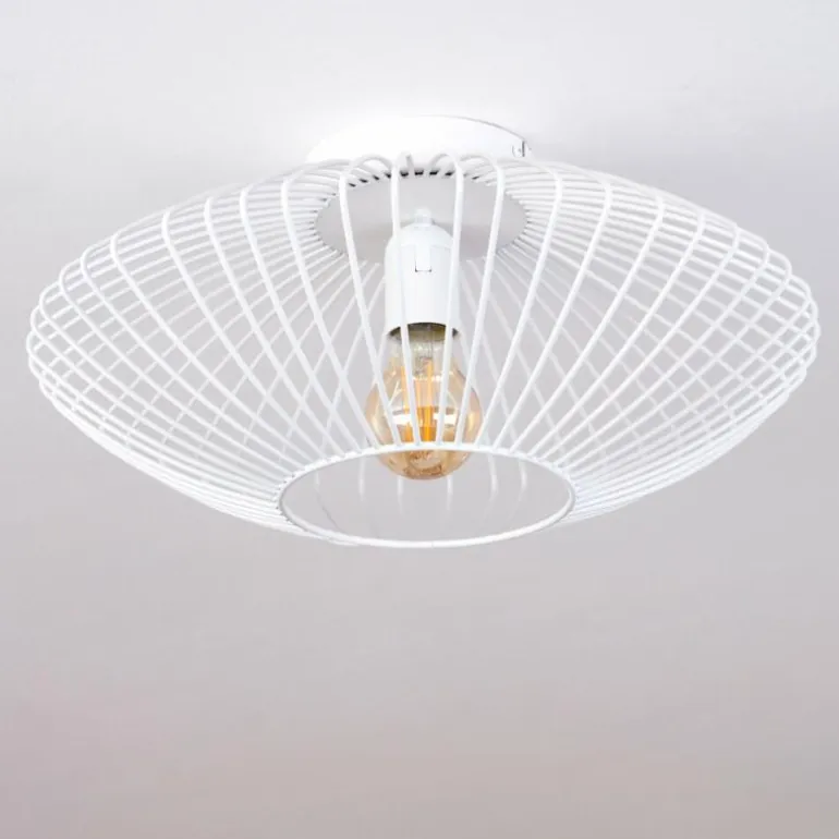 Plafonnier Wemude Blanc, 1 lumière