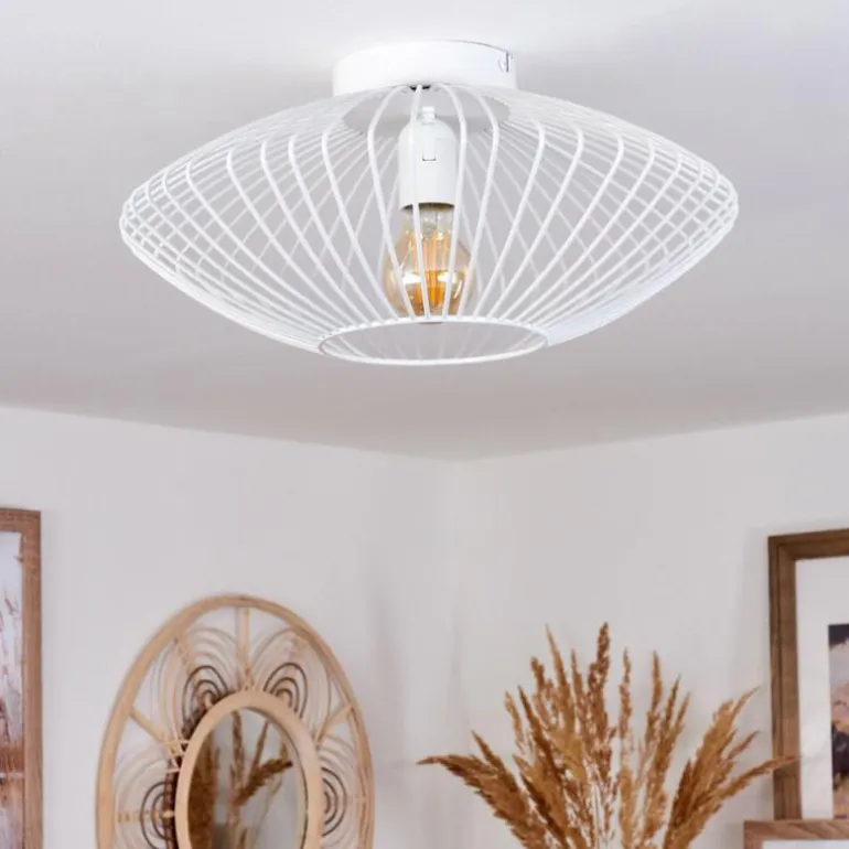 Plafonnier Wemude Blanc, 1 lumière