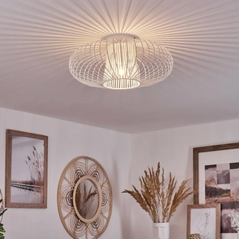Plafonnier Wemude Blanc, 1 lumière