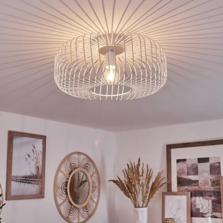 Plafonnier Wemude Blanc, 1 lumière