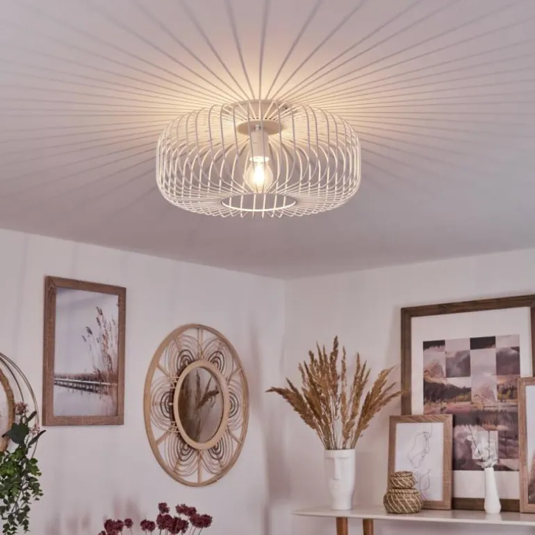 Plafonnier Wemude Blanc, 1 lumière