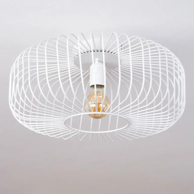 Plafonnier Wemude Blanc, 1 lumière