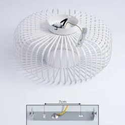 Plafonnier Wemude Blanc, 1 lumière