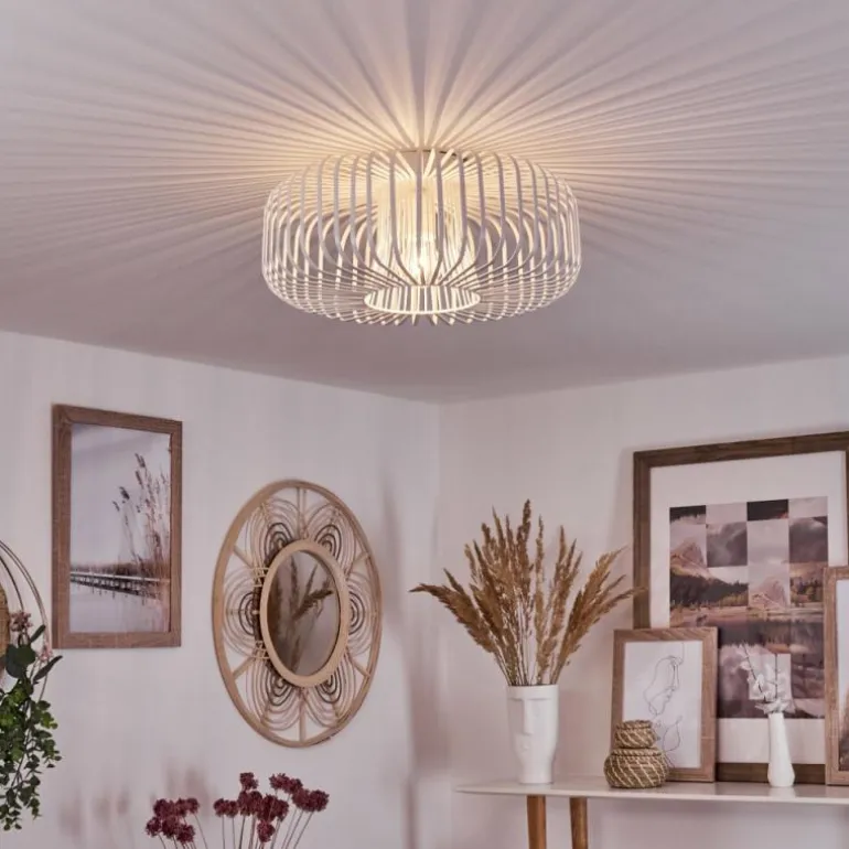 Plafonnier Wemude Blanc, 1 lumière