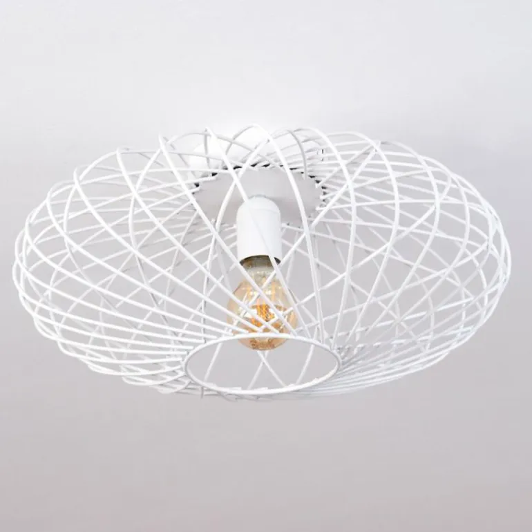 Plafonnier Wemude Blanc, 1 lumière
