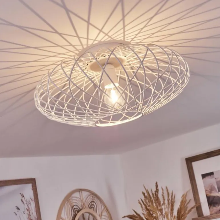 Plafonnier Wemude Blanc, 1 lumière