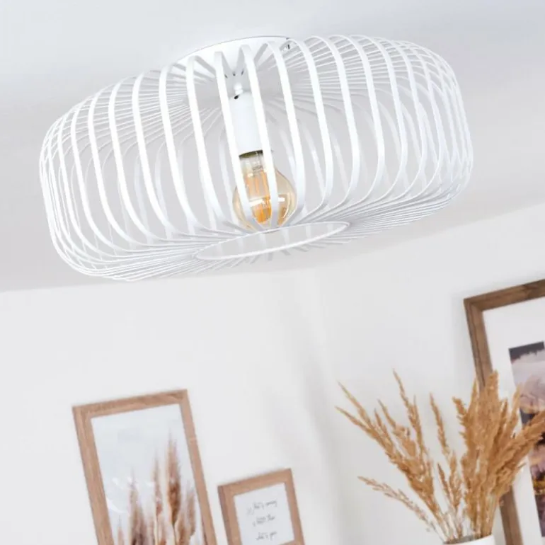 Plafonnier Wemude Blanc, 1 lumière