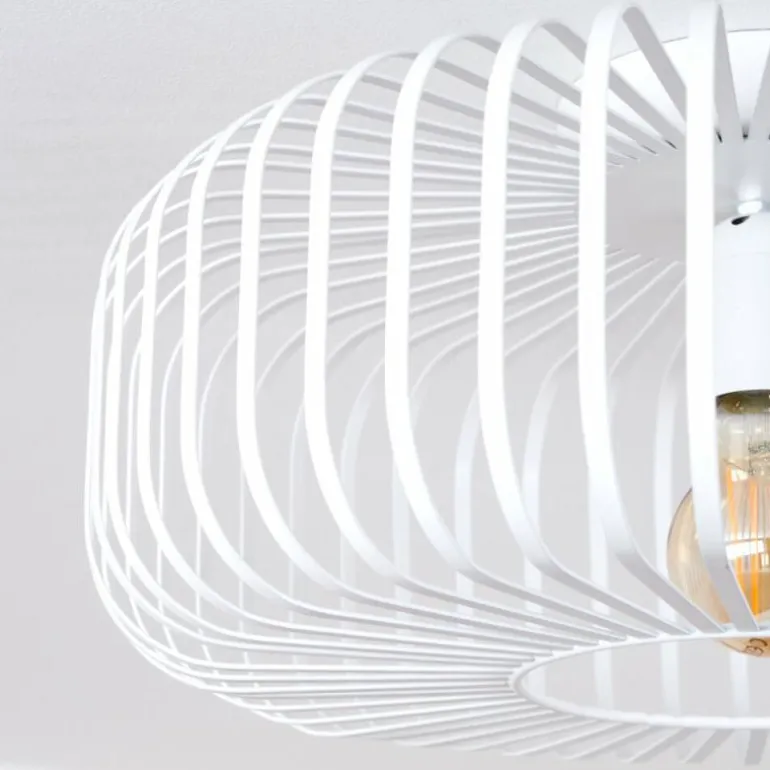 Plafonnier Wemude Blanc, 1 lumière