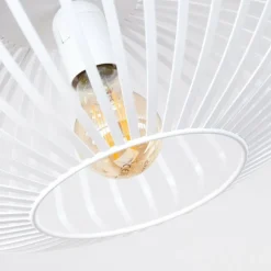 Plafonnier Wemude Blanc, 1 lumière