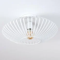 Plafonnier Wemude Blanc, 1 lumière