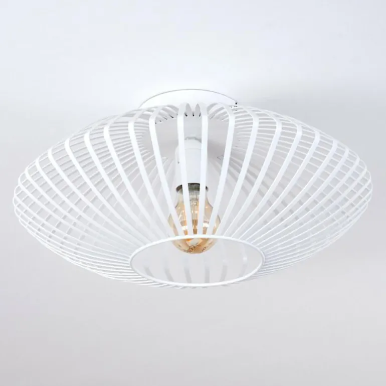 Plafonnier Wemude Blanc, 1 lumière