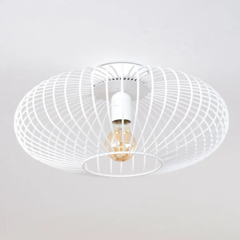 Plafonnier Wemude Blanc, 1 lumière