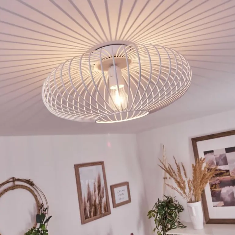 Plafonnier Wemude Blanc, 1 lumière
