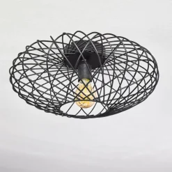 Plafonnier Wemude Noir, 1 lumière