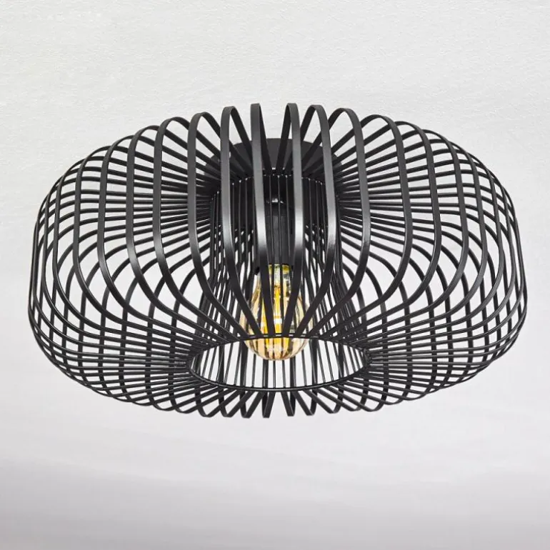 Plafonnier Wemude Noir, 1 lumière