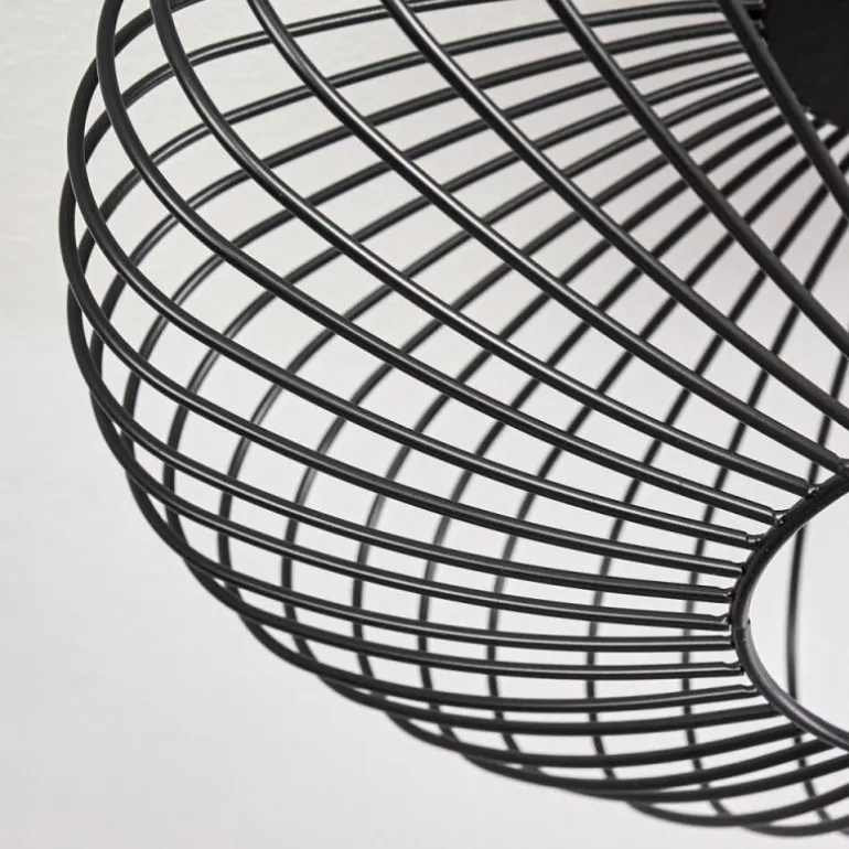 Plafonnier Wemude Noir, 1 lumière