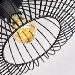 Plafonnier Wemude Noir, 1 lumière